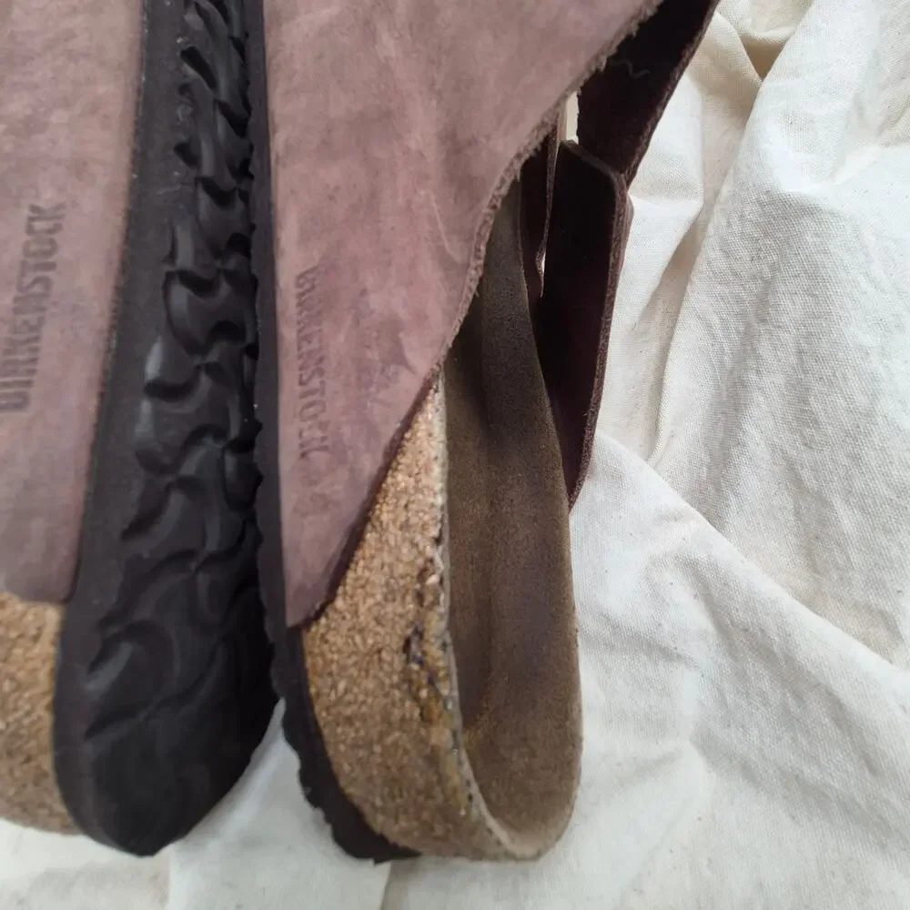 Birkenstock Arizona soft footbed Nubuck Brown MENS size EU 45 US 12